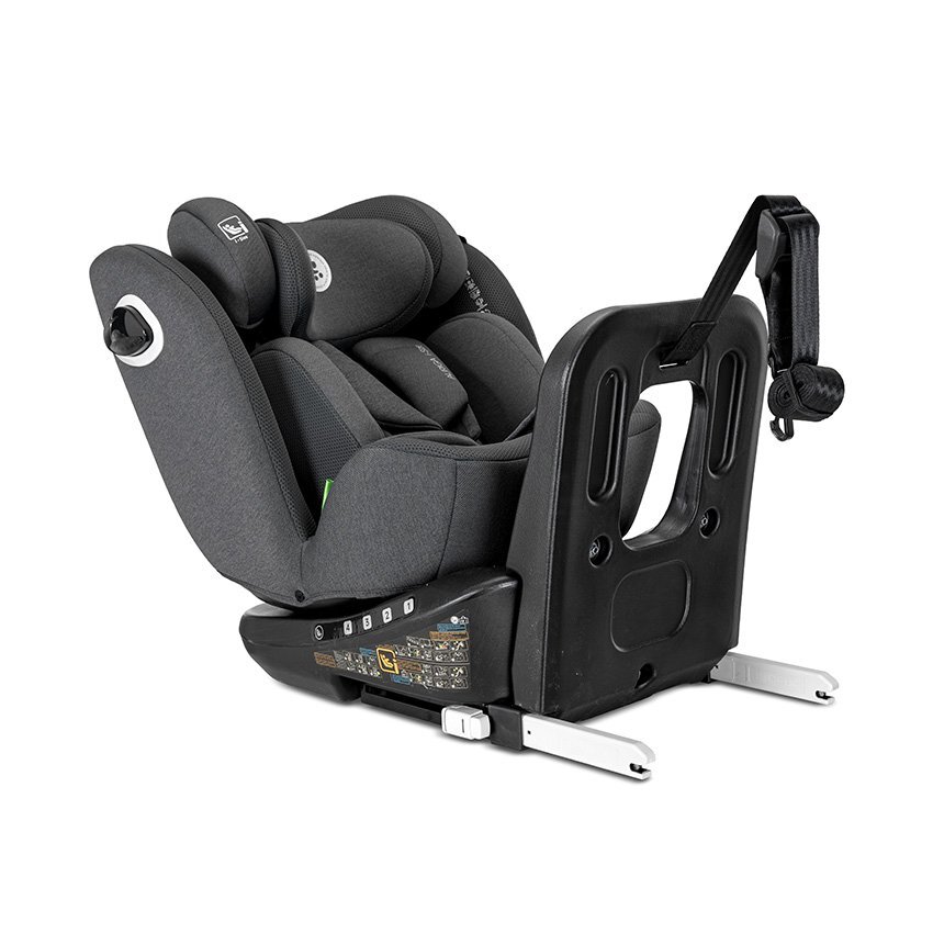 LORELLI Scaun auto pentru copii Auriga Grey i-Size isofix anti rebound bar rotativ 360 SPS 0 luni-12 ani 40-150 cm