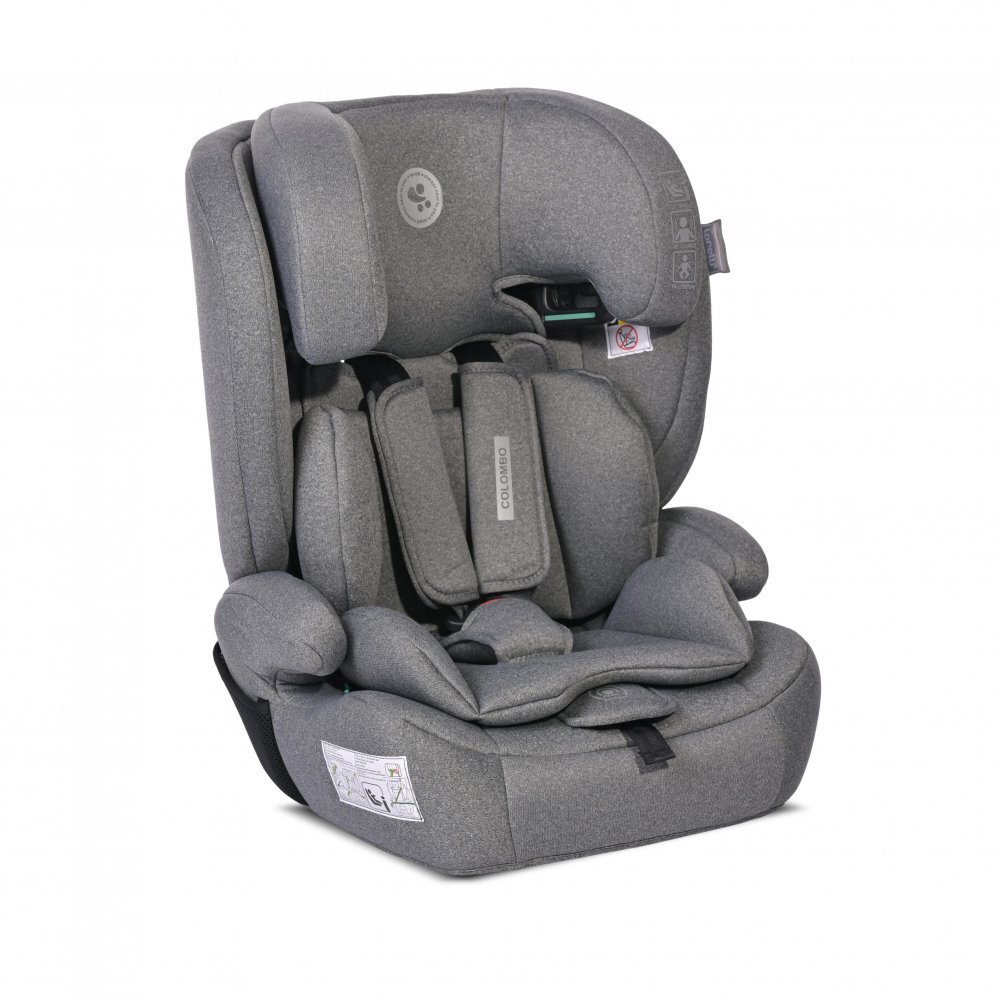 LORELLI Scaun auto pentru copii Colombo Grey i-Size 15 luni-12 ani 76-150 cm