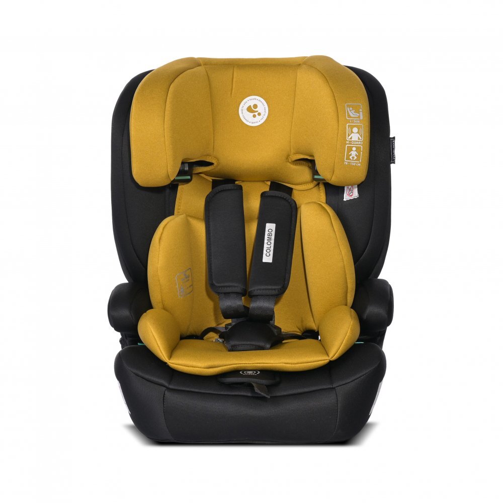 LORELLI Scaun auto pentru copii Colombo Lemon Curry i-Size 15 luni-12 ani 76-150 cm