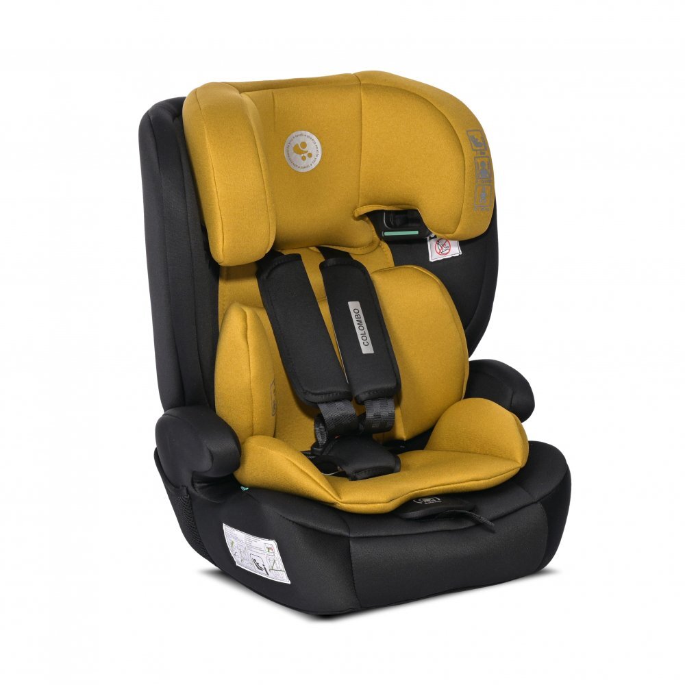 LORELLI Scaun auto pentru copii Colombo Lemon Curry i-Size 15 luni-12 ani 76-150 cm