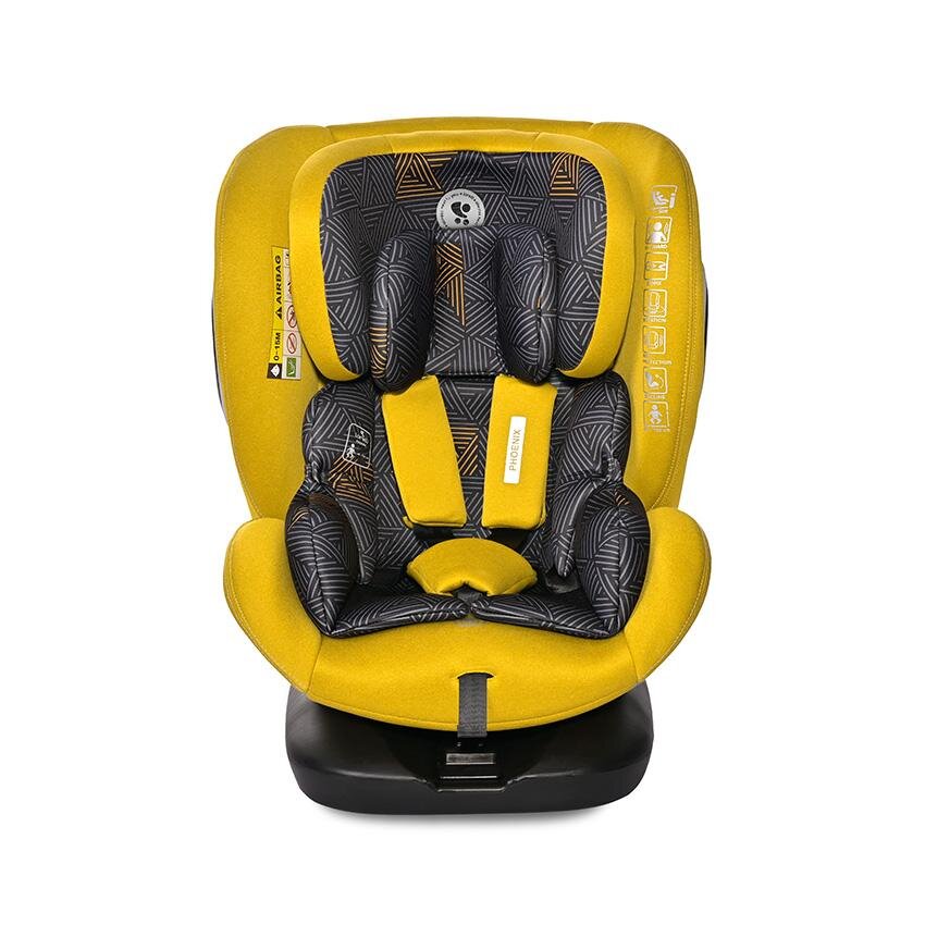 LORELLI Scaun auto pentru copii cu isofix Phoenix i-Size rotativ 40-150 cm Lemon Curry