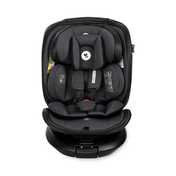 LORELLI Scaun auto pentru copii Estate Grey i-Size isofix baza rotativa picior de sprijin 0 luni-12 ani 40-150 cm