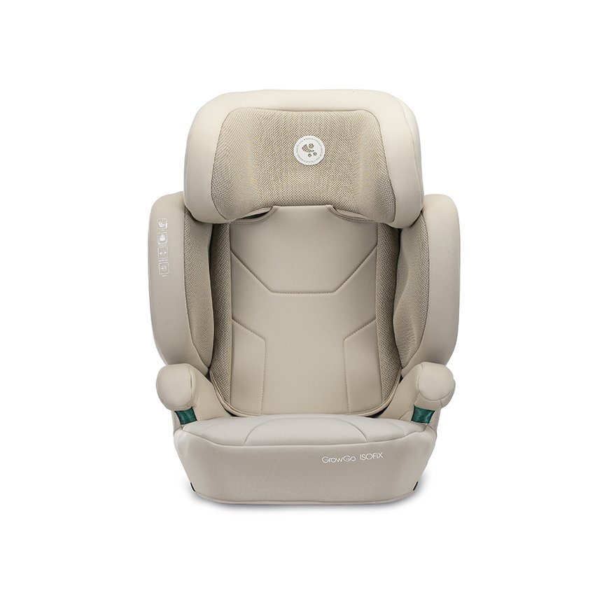 LORELLI Scaun auto pentru copii Growgo Beige cu isofix pliabil protectii laterale extensibile tetiera reglabila 100-150 cm 3-12 ani