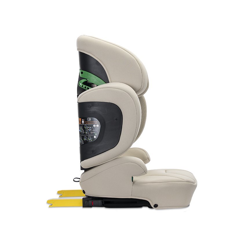 LORELLI Scaun auto pentru copii Growgo Beige cu isofix pliabil protectii laterale extensibile tetiera reglabila 100-150 cm 3-12 ani