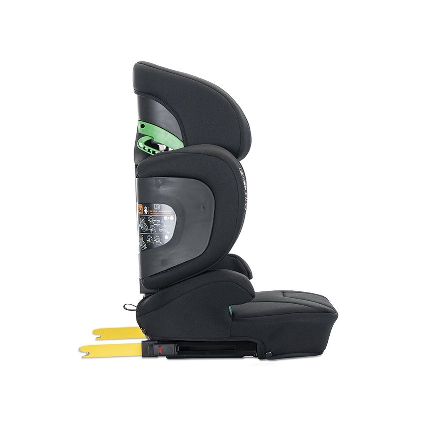 LORELLI Scaun auto pentru copii Growgo Black cu isofix pliabil protectii laterale extensibile tetiera reglabila 100-150 cm 3-12 ani