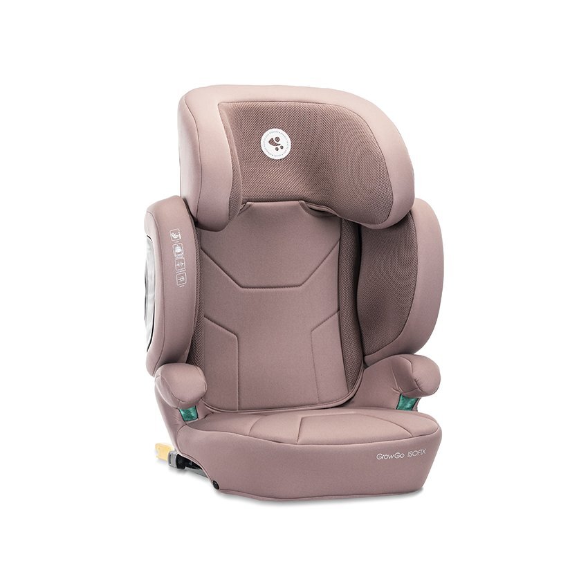 LORELLI Scaun auto pentru copii Growgo Pink cu isofix pliabil protectii laterale extensibile tetiera reglabila 100-150 cm 3-12 ani