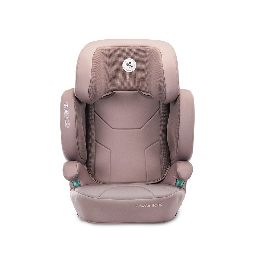 LORELLI Scaun auto pentru copii Growgo Pink cu isofix pliabil protectii laterale extensibile tetiera reglabila 100-150 cm 3-12 ani
