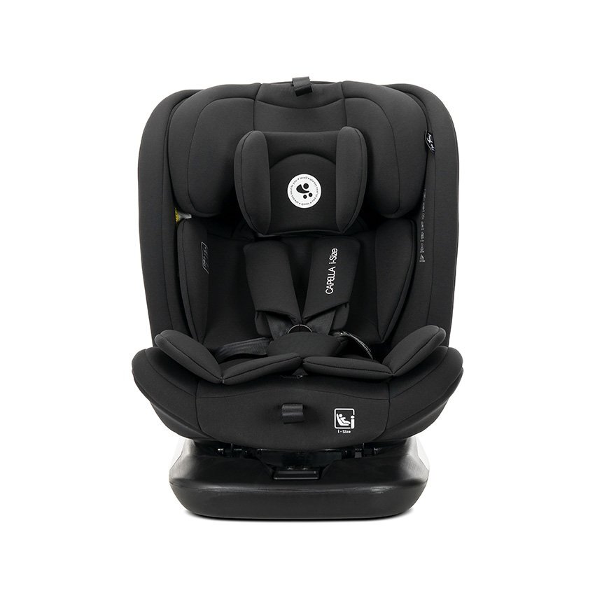 LORELLI Scaun auto pentru copii i-Size Capella Black cu isofix rotativ 360 grade 0 luni-12 ani 40-150 cm