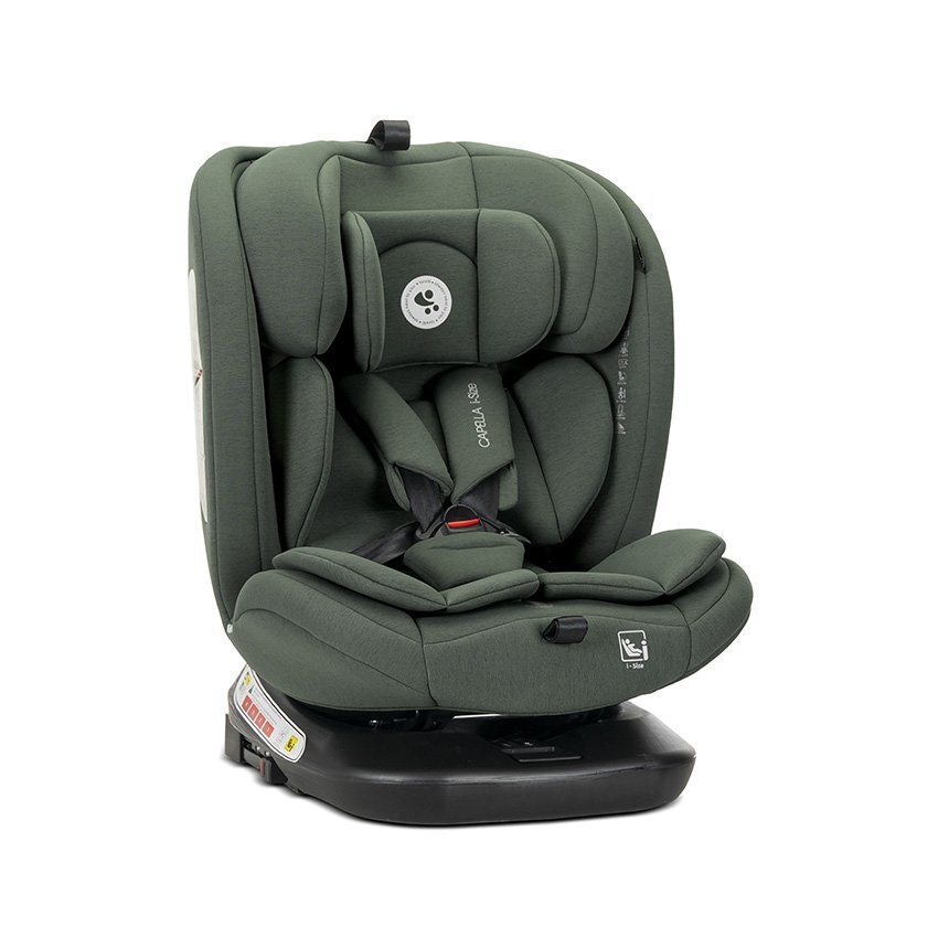 LORELLI Scaun auto pentru copii i-Size Capella Green cu isofix rotativ 360 grade 0 luni-12 ani 40-150 cm