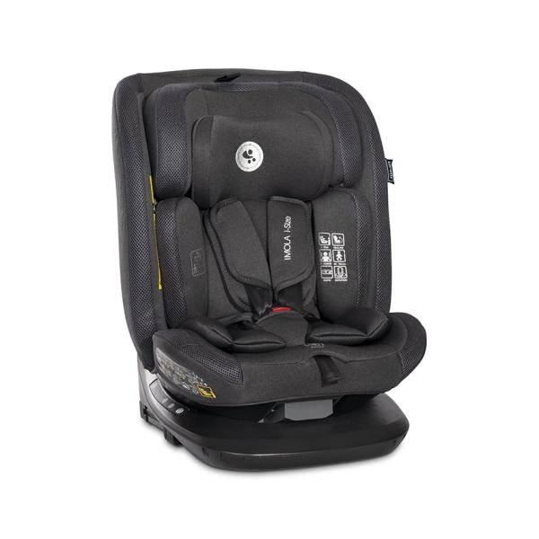 LORELLI Scaun auto pentru copii Imola Black i-Size isofix rotativ 0 luni-12 ani 40-150 cm