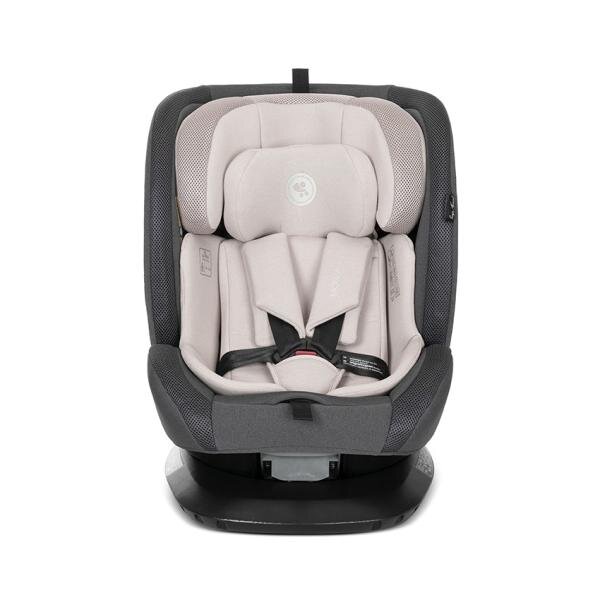LORELLI Scaun auto pentru copii Monza Beige i-Size isofix rotativ reglabil anti rebound bar protectie laterala SPS husa detasabila 40-150 cm