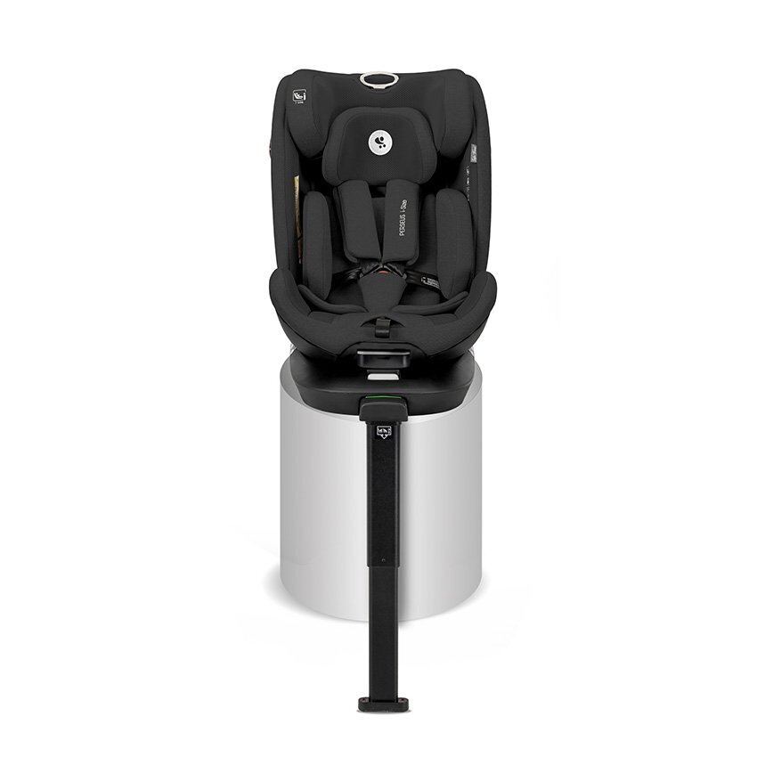LORELLI Scaun auto pentru copii Perseus Black i-Size isofix baza rotativa picior de sprijin EPS Memory panou de ventilatie SPS 0 luni-12 ani 40-150 cm
