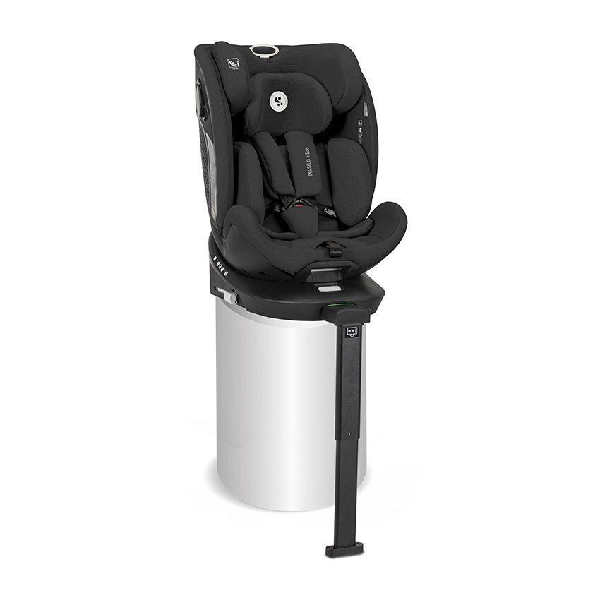 LORELLI Scaun auto pentru copii Perseus Black i-Size isofix baza rotativa picior de sprijin EPS Memory panou de ventilatie SPS 0 luni-12 ani 40-150 cm