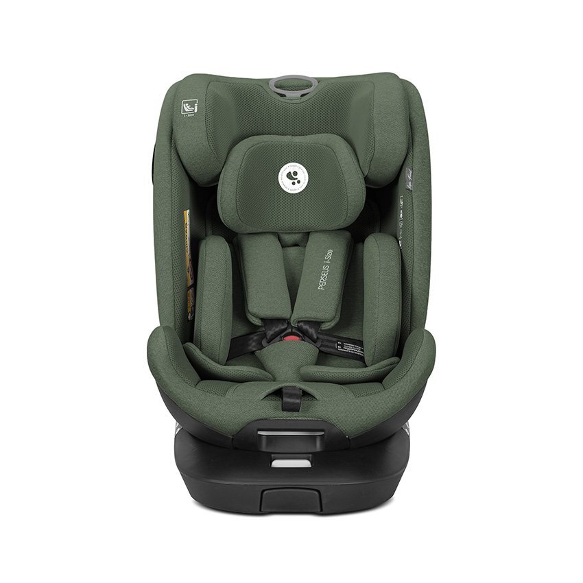 LORELLI Scaun auto pentru copii Perseus Green i-Size isofix baza rotativa picior de sprijin EPS Memory panou de ventilatie SPS 0 luni-12 ani 40-150 cm