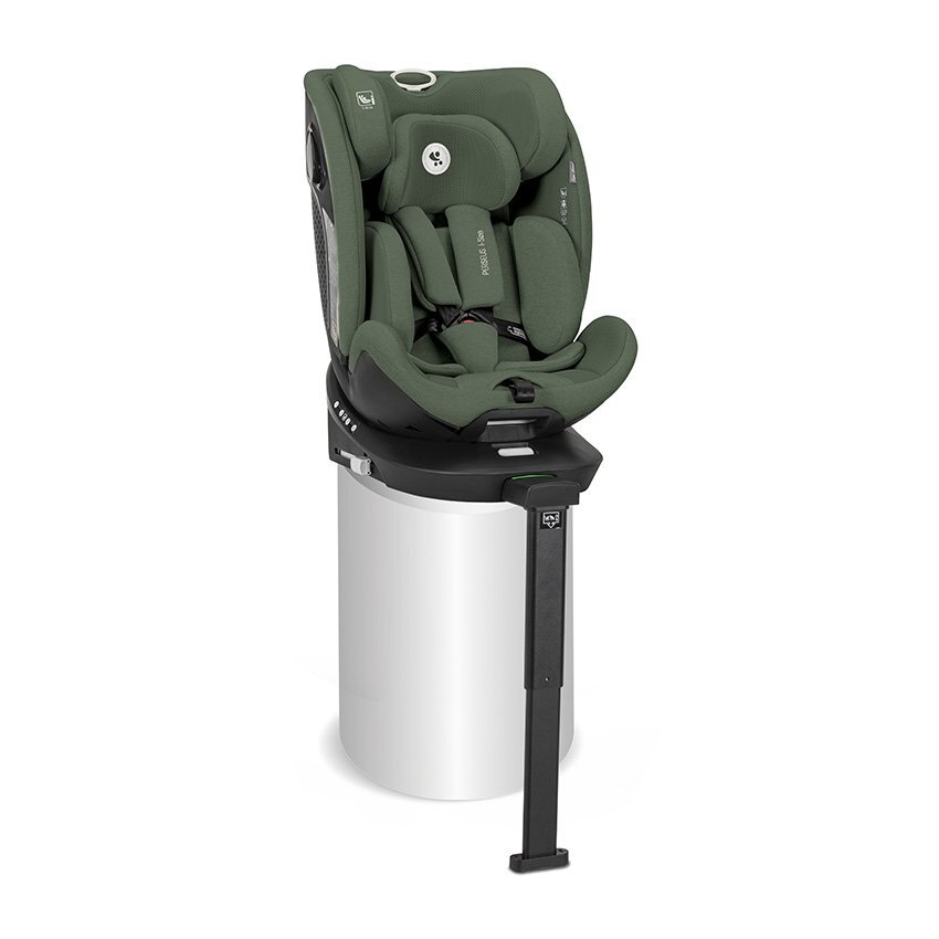 LORELLI Scaun auto pentru copii Perseus Green i-Size isofix baza rotativa picior de sprijin EPS Memory panou de ventilatie SPS 0 luni-12 ani 40-150 cm