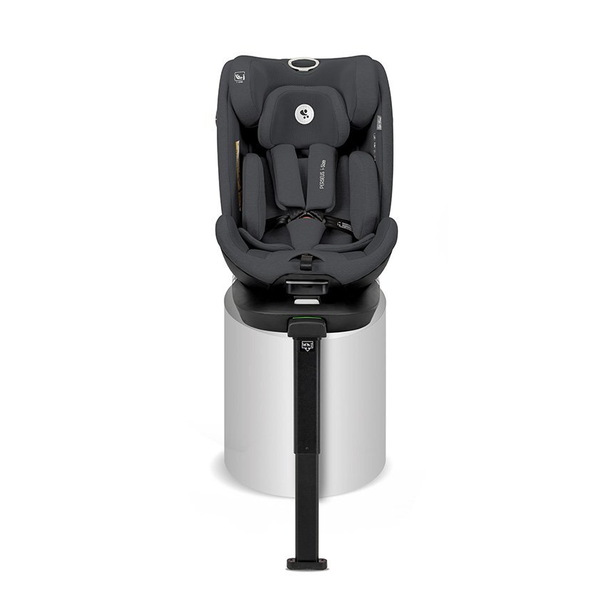 LORELLI Scaun auto pentru copii Perseus Grey i-Size isofix baza rotativa picior de sprijin EPS Memory panou de ventilatie SPS 0 luni-12 ani 40-150 cm