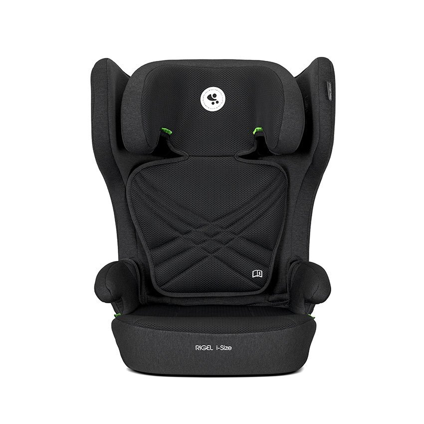 LORELLI Scaun auto pentru copii Rigel Black i-Size isofix pliabil pentru depozitare usoara tetiera reglabila 3 ani-12 ani 100-150 cm