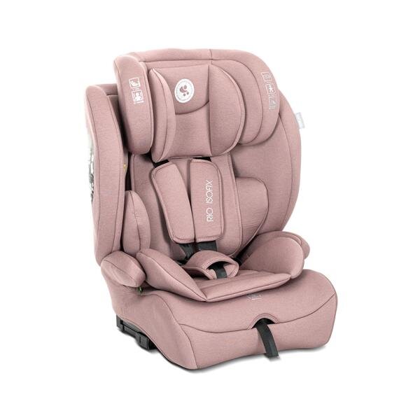 LORELLI Scaun auto pentru copii Rio Pink i-Size isofix 15 luni-12 ani 76-150 cm tetiera reglabila husa detasabila