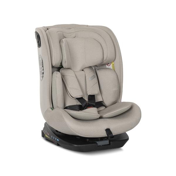 LORELLI Scaun auto pentru copii Rodeo Beige i-Size isofix rotativ protectie SPS la impact lateral 0 luni-12 ani 40-150 cm