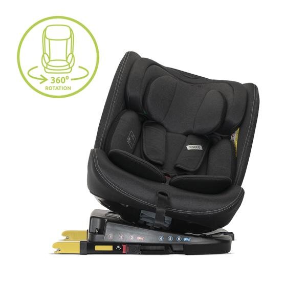 LORELLI Scaun auto pentru copii Rodeo Black i-Size isofix rotativ protectie SPS la impact lateral 0 luni-12 ani 40-150 cm