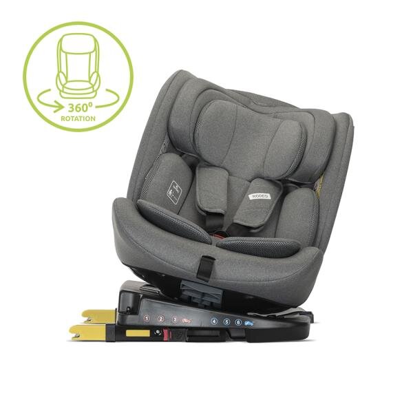 LORELLI Scaun auto pentru copii Rodeo Grey i-Size isofix rotativ protectie SPS la impact lateral 0 luni-12 ani 40-150 cm