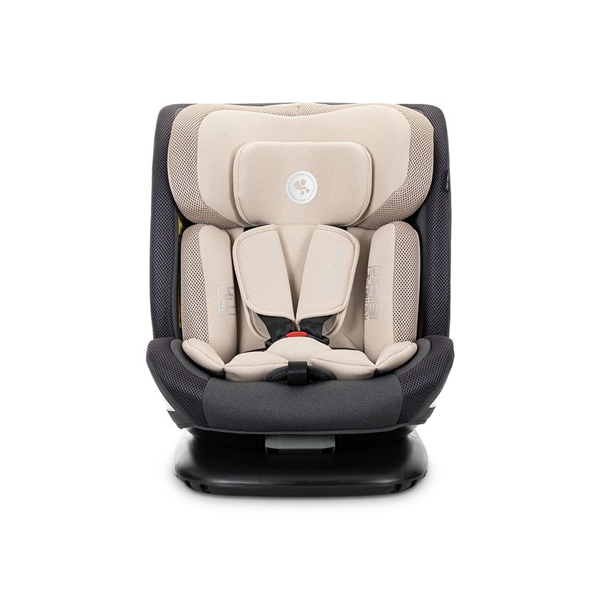 LORELLI Scaun auto pentru copii Sagitta Beige i-Size rotativ 360 protectie laterala SPS spatar reglabil 0-12 ani 40-150 cm SPS