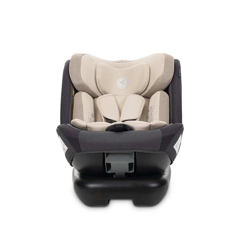 LORELLI Scaun auto pentru copii Sagitta Beige i-Size rotativ 360 protectie laterala SPS spatar reglabil 0-12 ani 40-150 cm SPS