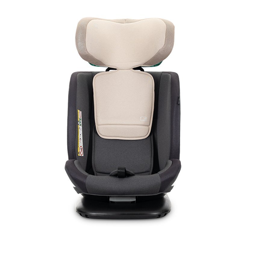 LORELLI Scaun auto pentru copii Sagitta Beige i-Size rotativ 360 protectie laterala SPS spatar reglabil 0-12 ani 40-150 cm SPS