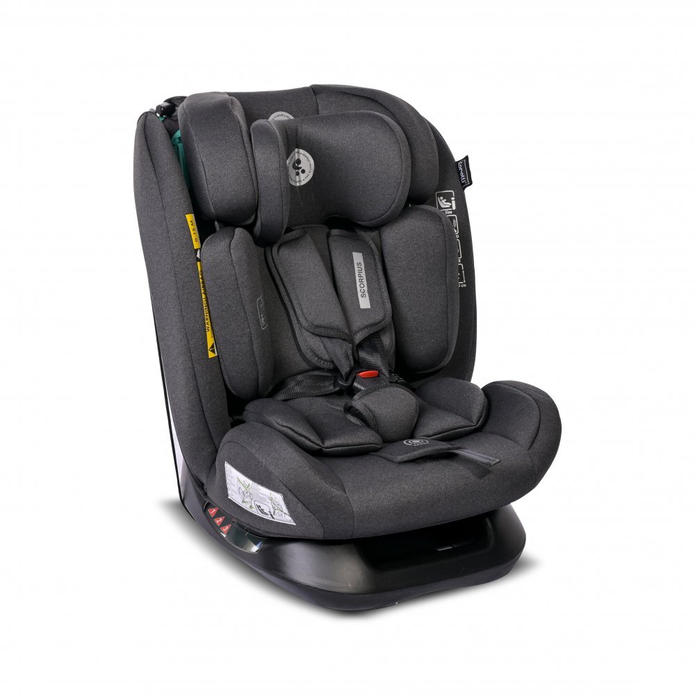 LORELLI Scaun auto pentru copii Scorpius Black Jasper i-Size 0 luni-12 ani 40-150 cm