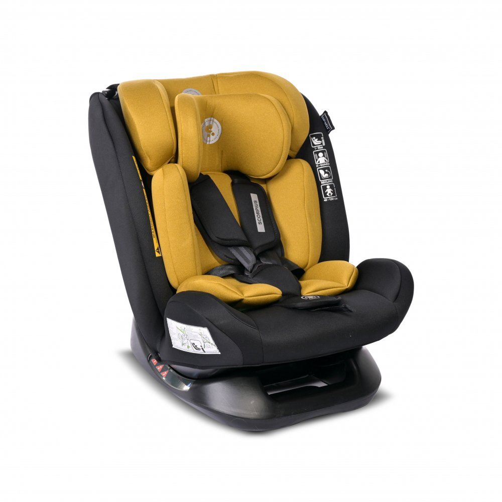 LORELLI Scaun auto pentru copii Scorpius Lemon Curry i-Size 0 luni-12 ani 40-150 cm