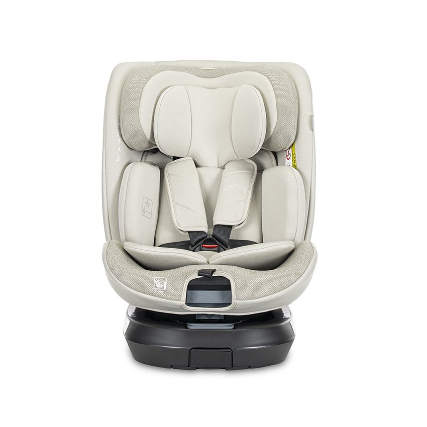 LORELLI Scaun auto pentru copii Solaris Beige 40-150 cm i-Size isofix picior de sprijin rotativ 360 0 luni-12 ani