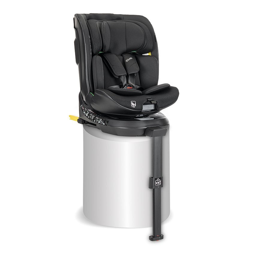 LORELLI Scaun auto pentru copii Solaris Black 40-150 cm i-Size isofix picior de sprijin rotativ 360 0 luni-12 ani