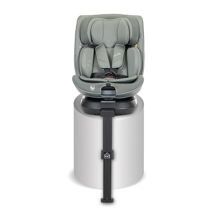 LORELLI Scaun auto pentru copii Solaris Green 40-150 cm i-Size isofix picior de sprijin rotativ 360 0 luni-12 ani