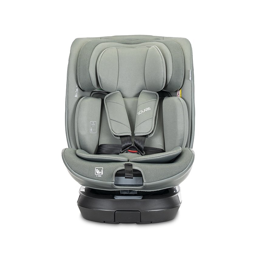 LORELLI Scaun auto pentru copii Solaris Green 40-150 cm i-Size isofix picior de sprijin rotativ 360 0 luni-12 ani