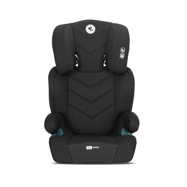 LORELLI Scaun auto pentru copii Speed Black i-Size transformabil in inaltator auto tetiera reglabila cotiere husa detasabila 3-12 ani 100-150 cm
