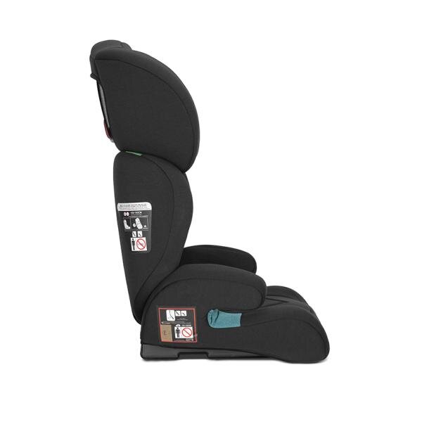 LORELLI Scaun auto pentru copii Speed Black i-Size transformabil in inaltator auto tetiera reglabila cotiere husa detasabila 3-12 ani 100-150 cm