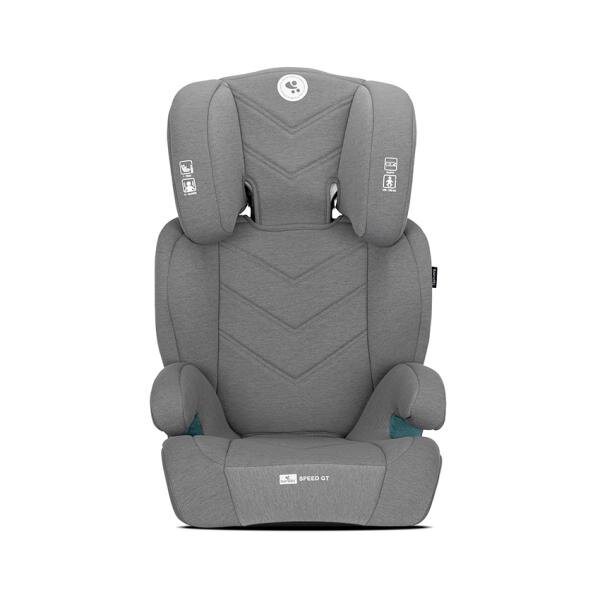 LORELLI Scaun auto pentru copii Speed GT Grey i-Size isofix transformabil in inaltator auto tetiera reglabila cotiere husa detasabila 3-12 ani 100-150 cm
