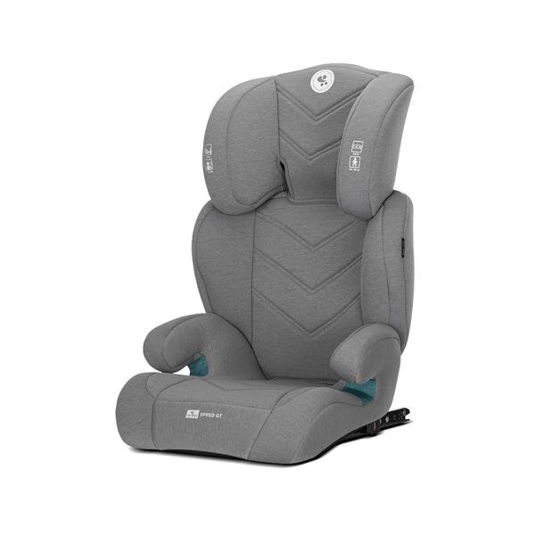 LORELLI Scaun auto pentru copii Speed GT Grey i-Size isofix transformabil in inaltator auto tetiera reglabila cotiere husa detasabila 3-12 ani 100-150 cm