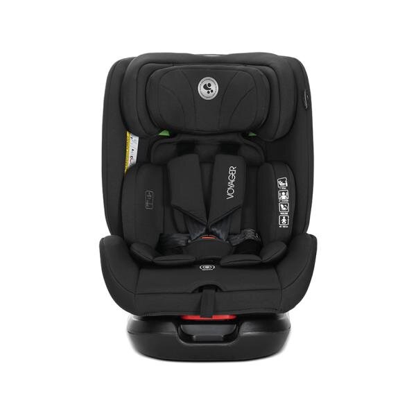 LORELLI Scaun auto pentru copii Voyager Black i-Size inclusa pernuta de calatorie 0 luni-12 ani 40-150 cm