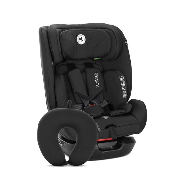 LORELLI Scaun auto pentru copii Voyager Black i-Size inclusa pernuta de calatorie 0 luni-12 ani 40-150 cm