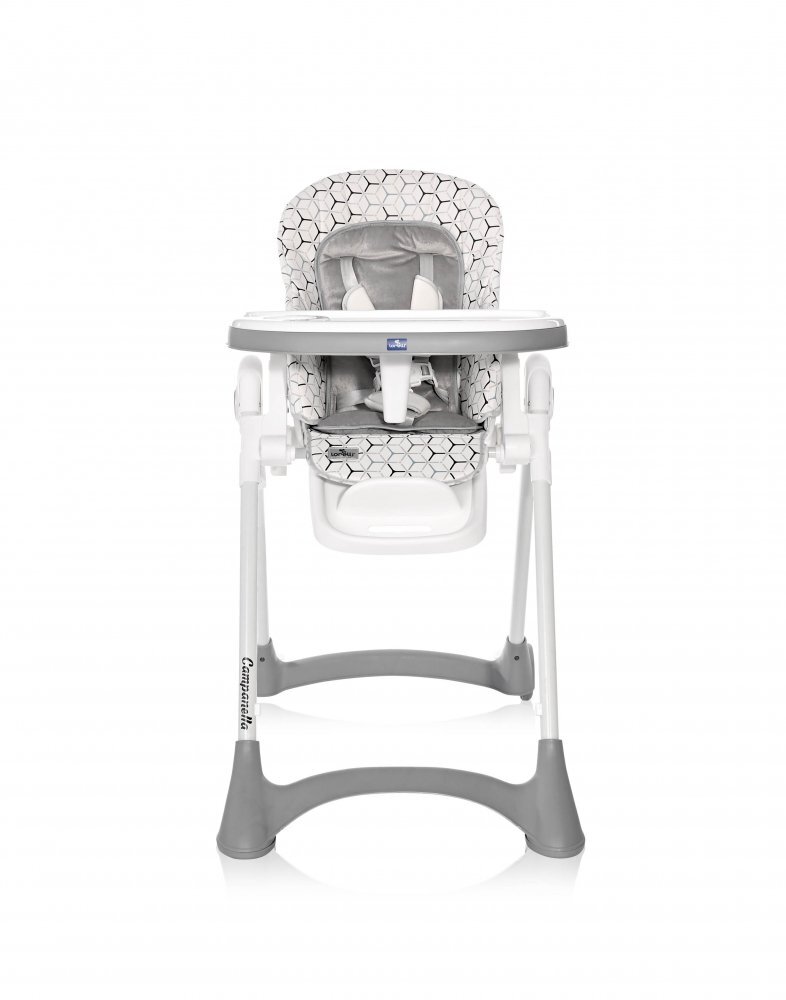 LORELLI Scaun de masa Campanella reglabil 6-36 luni Grey Net