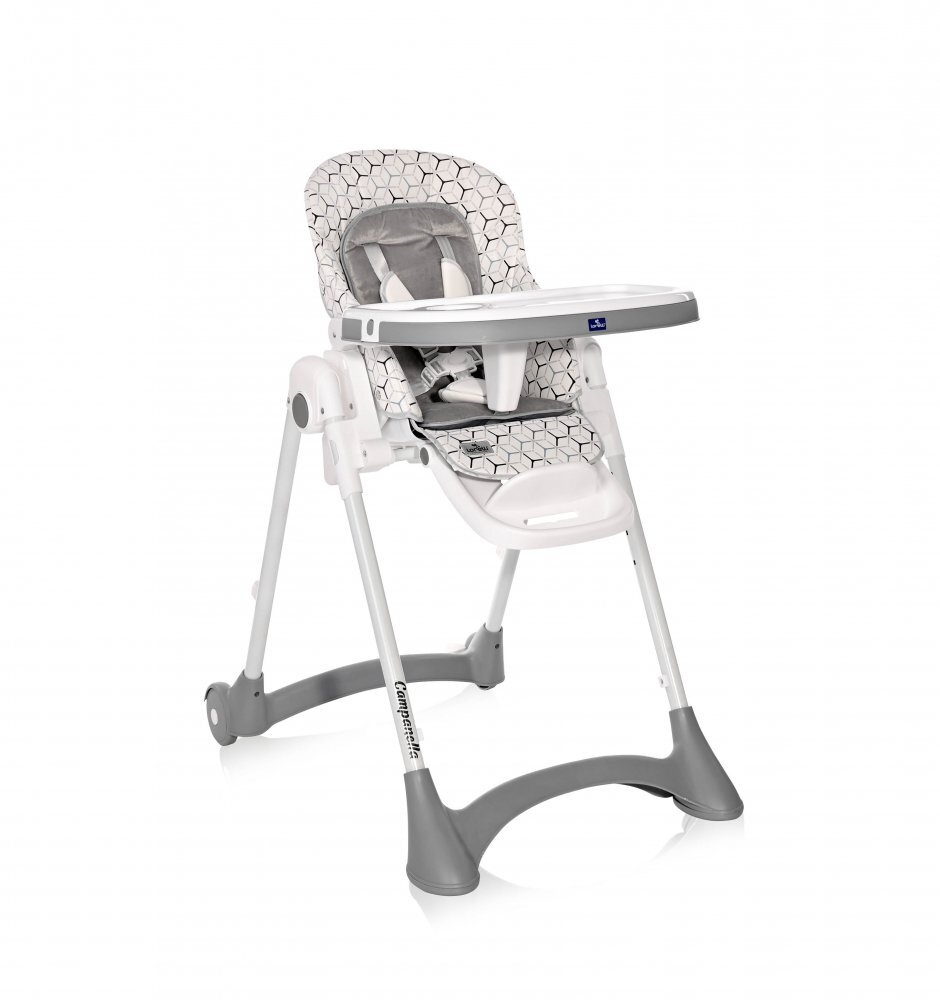LORELLI Scaun de masa Campanella reglabil 6-36 luni Grey Net