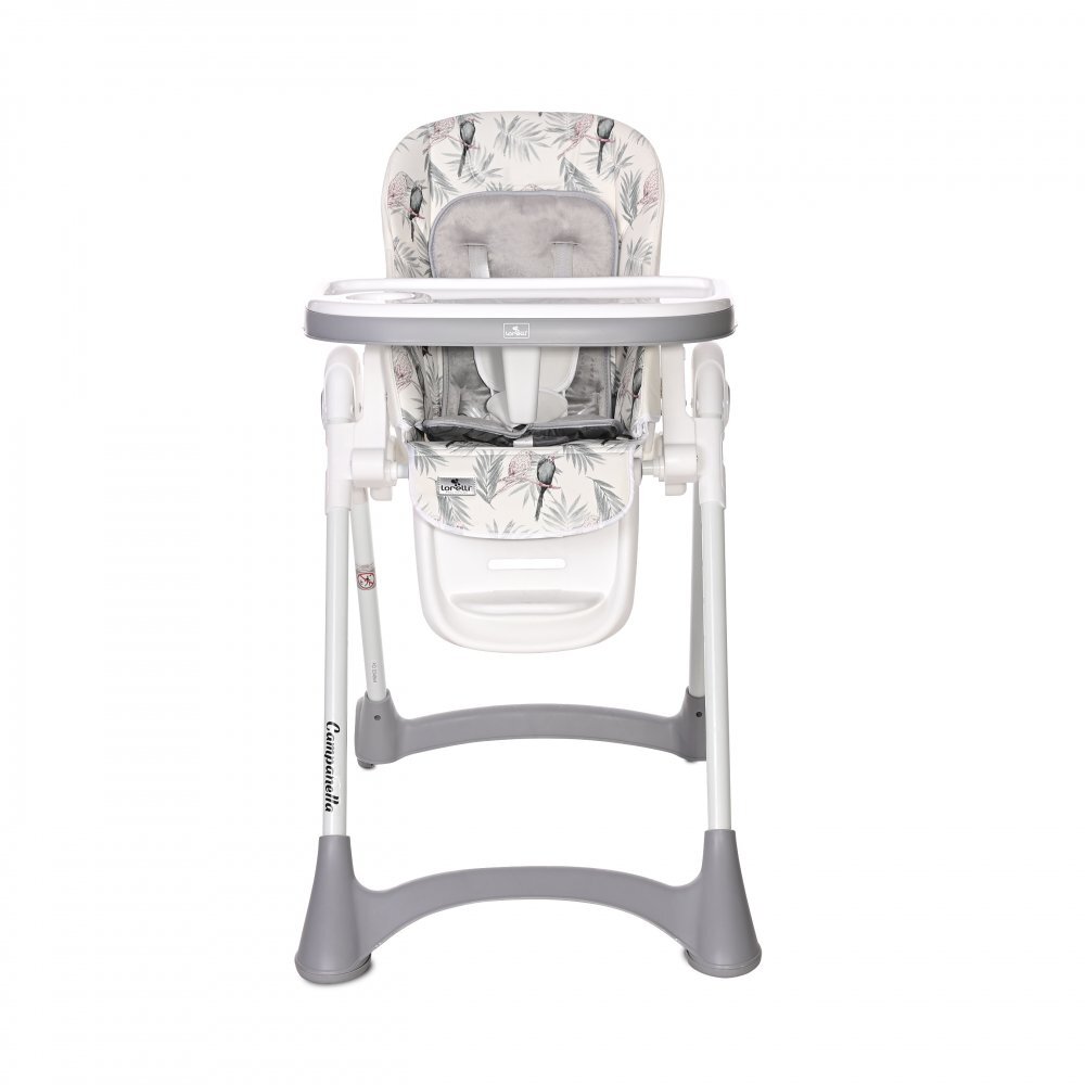 LORELLI Scaun de masa Campanella reglabil 6-36 luni Grey Parrots