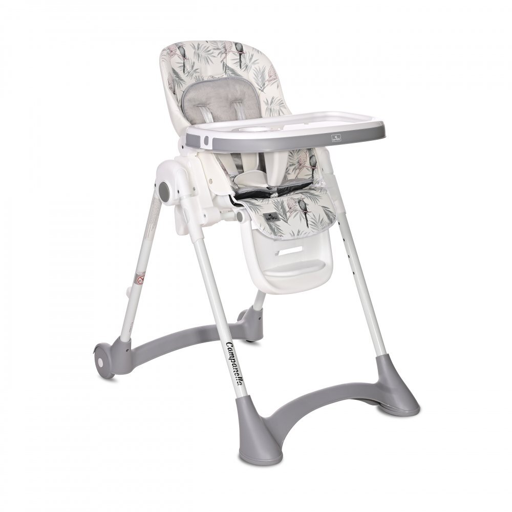 LORELLI Scaun de masa Campanella reglabil 6-36 luni Grey Parrots