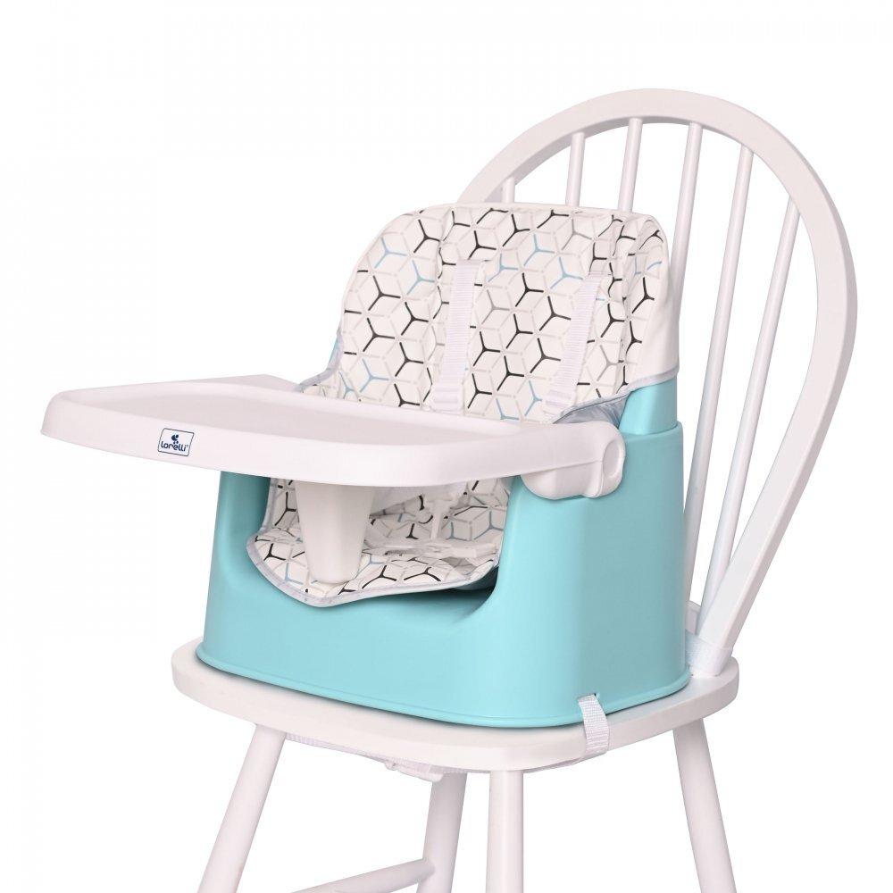 LORELLI Scaun de masa inalt pentru copii Trick convertibil 3in1 Green Net Grey Candy