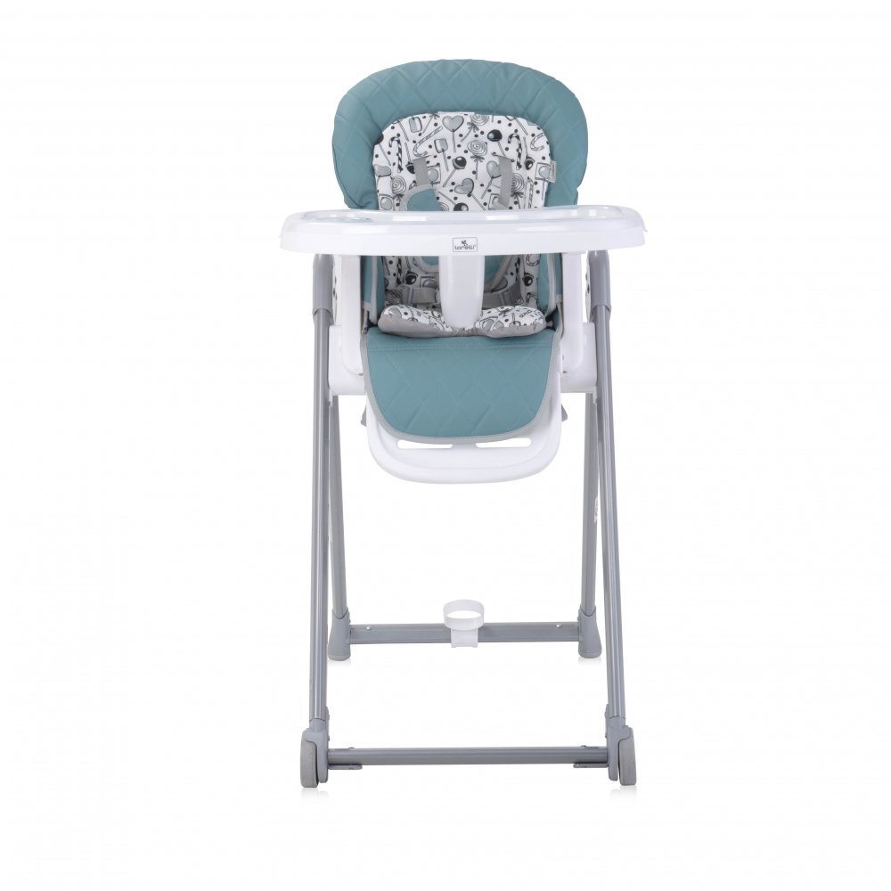 LORELLI Scaun de masa Party reglabil cadru din aluminiu Arctic Blue Leather