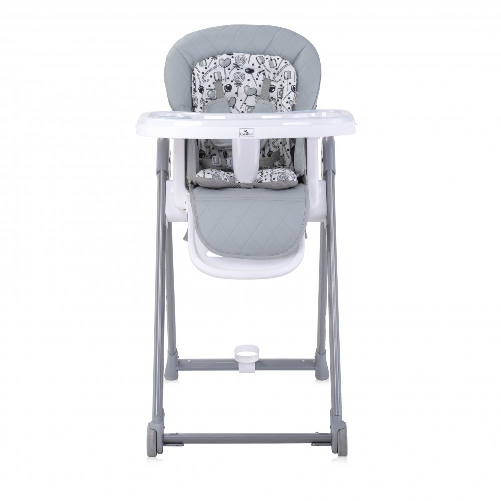 LORELLI Scaun de masa Party reglabil cadru din aluminiu Cool Grey Leather