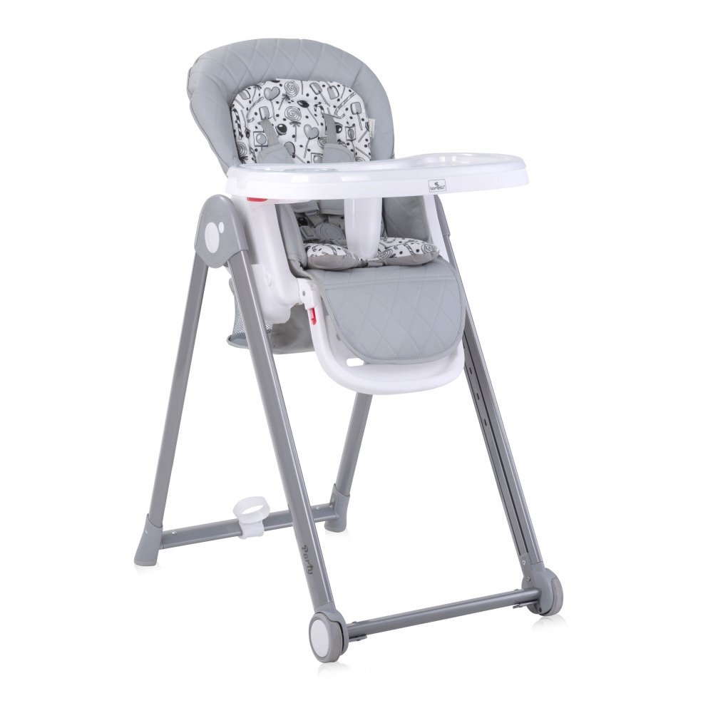 LORELLI Scaun de masa Party reglabil cadru din aluminiu Cool Grey Leather