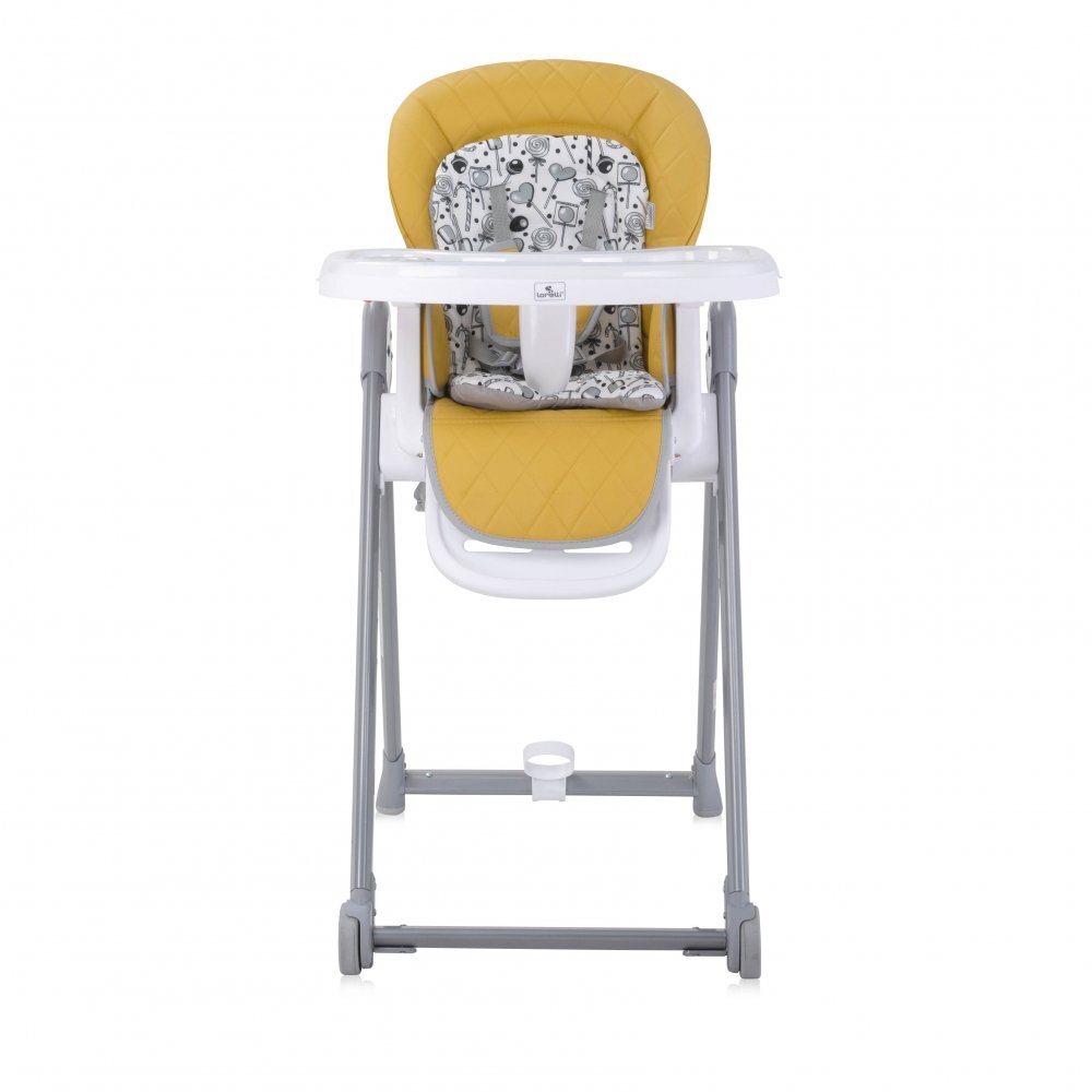 LORELLI Scaun de masa Party reglabil cadru din aluminiu Lemon Curry Leather