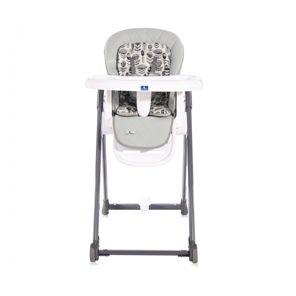 LORELLI Scaun de masa reglabil Party cu cadru din aluminiu Cool Grey Leather